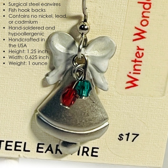 Silver Forest Christmas Silver Bells & Beads Style Number NE-2321 - Picture 4 of 10